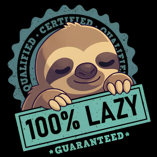 100% Lazy Sloth Geek Cotton Sweatshirt