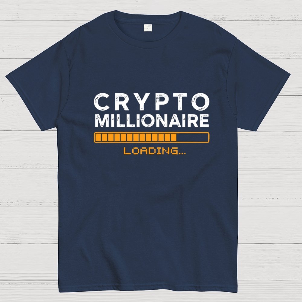 Crypto Millionaire Loading Geek T-Shirt