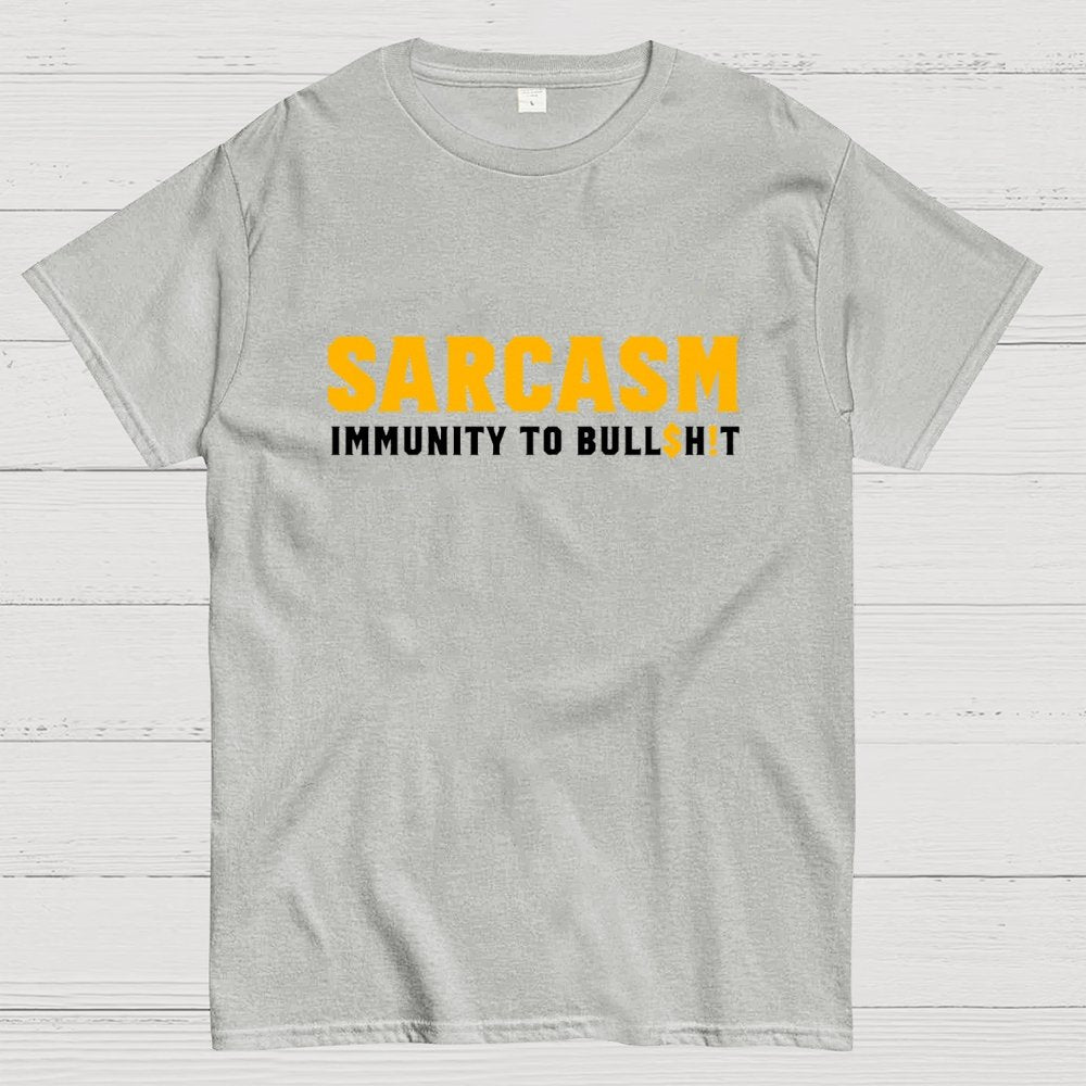 Sarcasm Immunity To Bull$H!T Geek T-Shirt