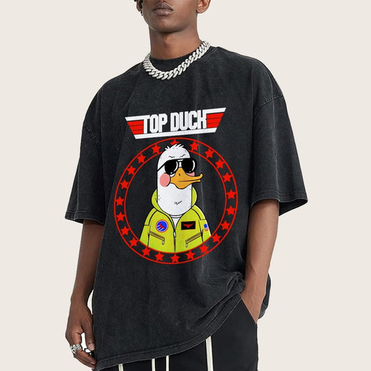 Top Duck Vintage Distressed T-shirt