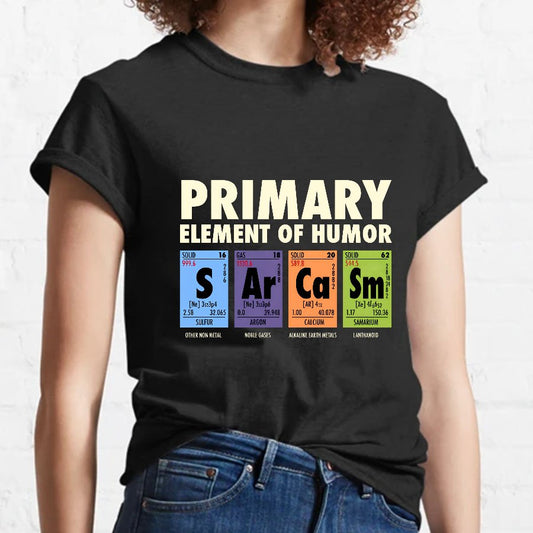 S Ar Ca Sm - Periodic Table of Humor Nerdy T-Shirt