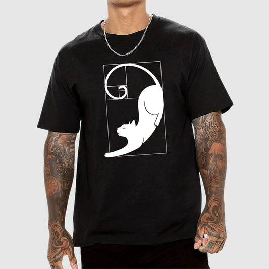 Fibonacci cat golden ratio Geek T-Shirt