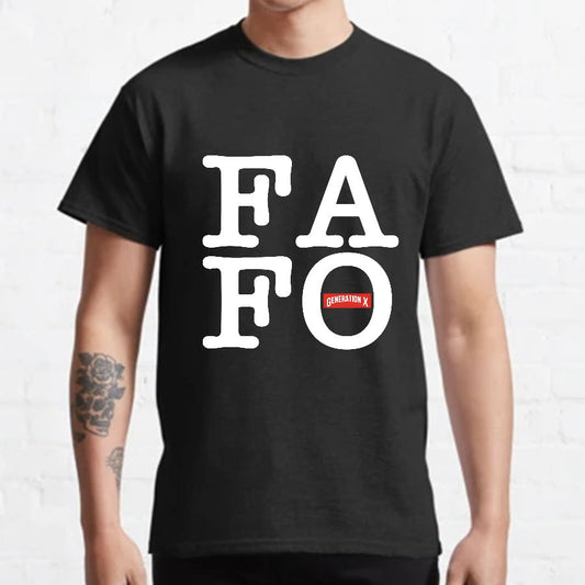 Generation X Gen X-er FAFO Geeky T-Shirt