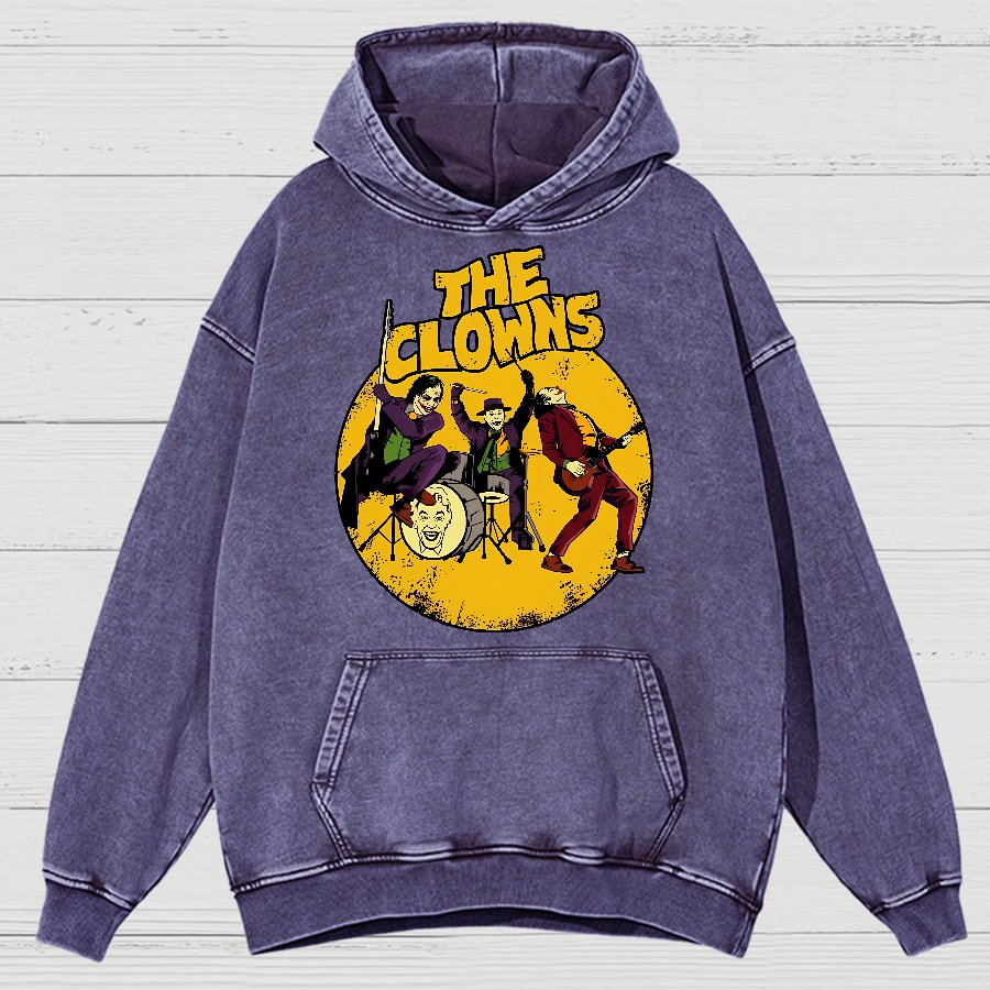 Horror Killer Rock Vintage Distressed Hoodie