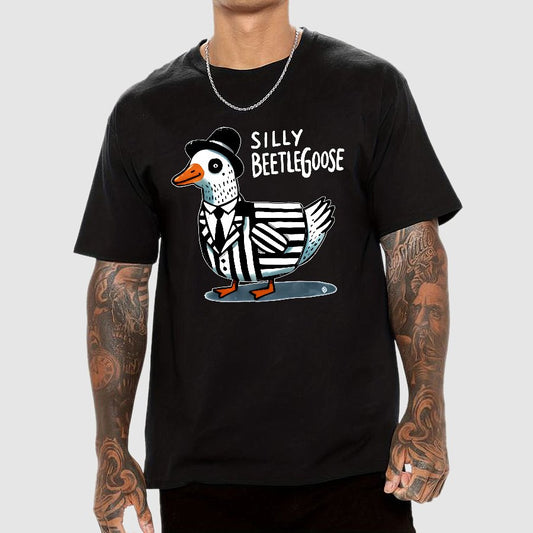 Silly Beetle Goose Funny Geek T-Shirt