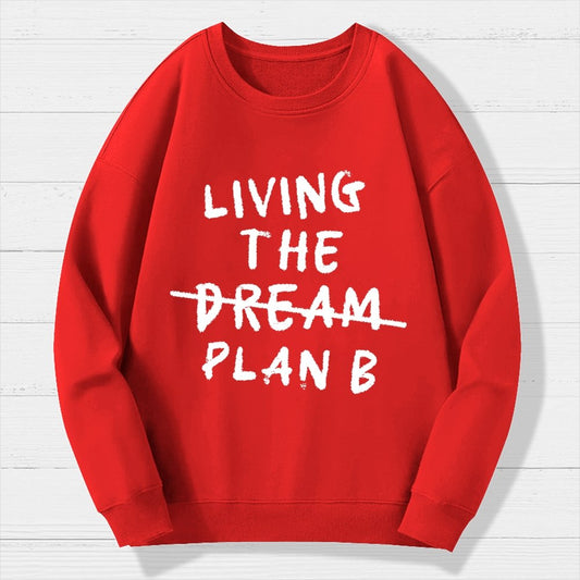 Living Plan B Geek Cotton Sweatshirt