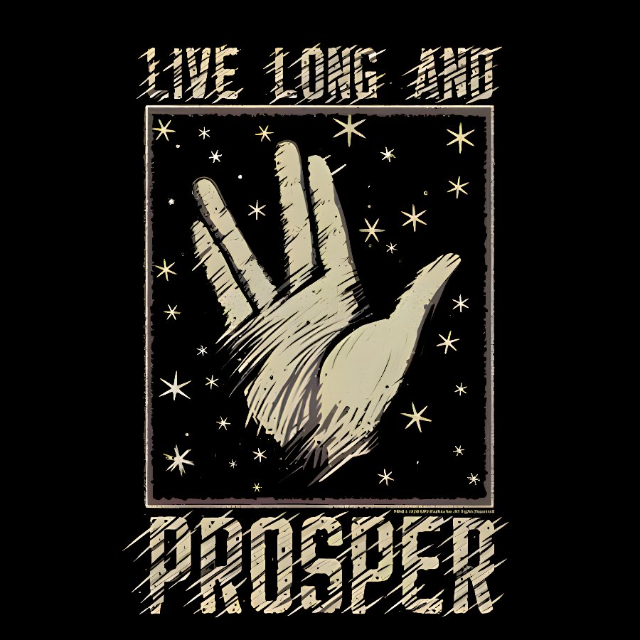 The Original Series Live Long and Thrive Geek T-Shirt