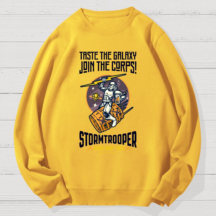 Taste The Galaxy Geek Cotton Sweatshirt