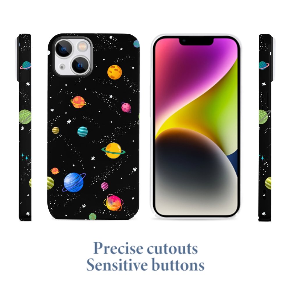 Universe Planet Print Phone Cases