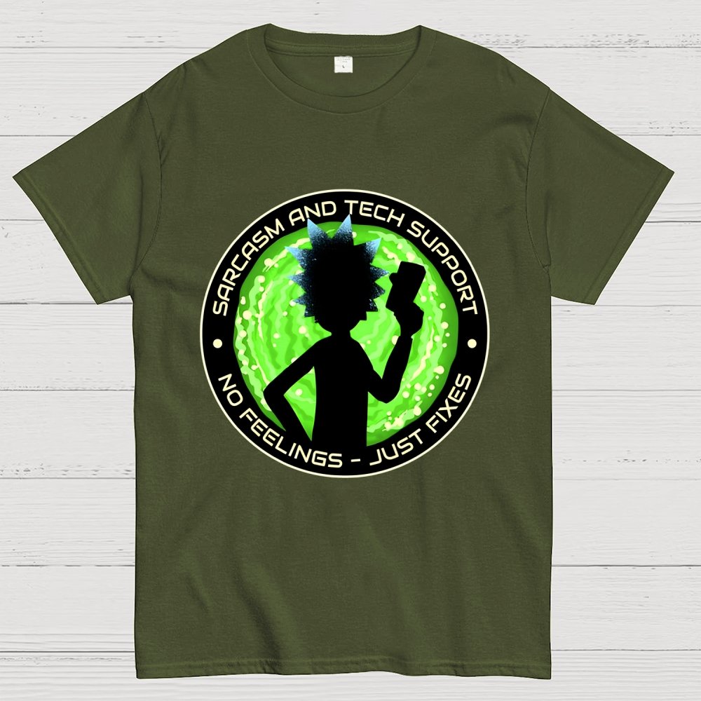 Sarcasm And Tech Support Scientist Geek T-Shirt