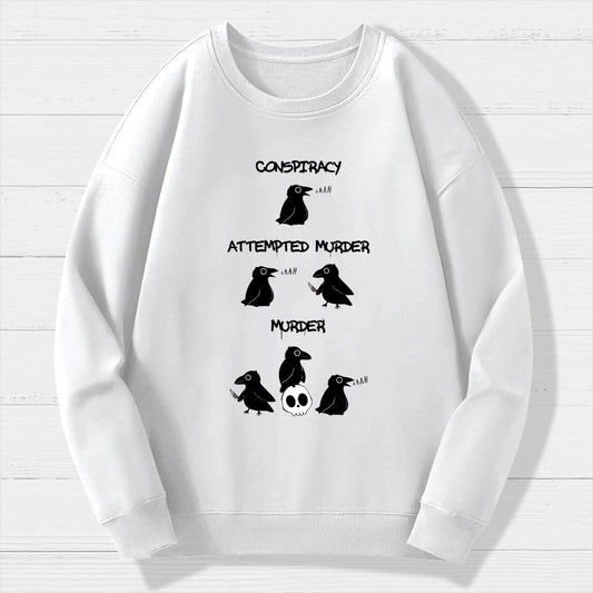 From Conspiracy To Murder Geek Cotton Sweatshirt