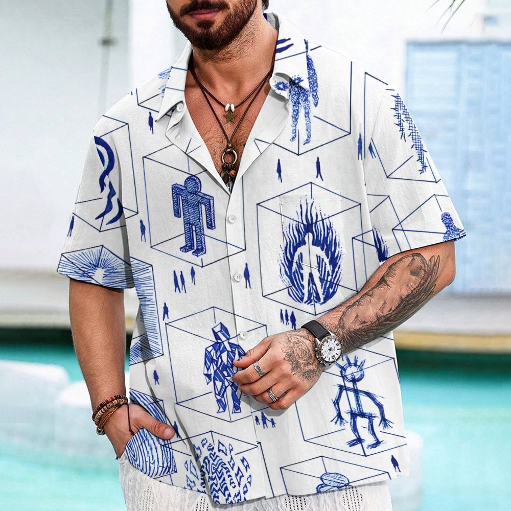 Grid Game Geek Hawaiian Shirt