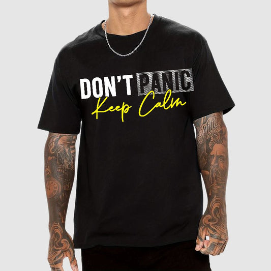 Don't Panic Keep Calm Geek T-Shirt