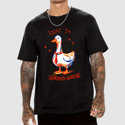 Today I'm A Serious Goose Unisex Geek T-Shirt