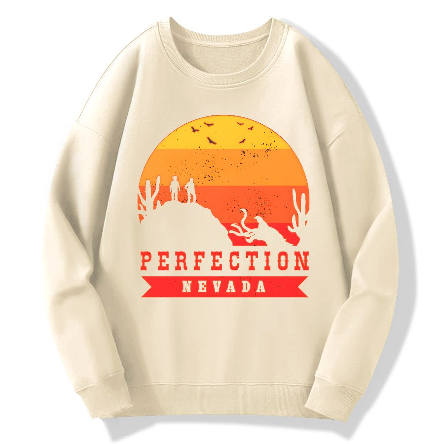 Perfection Nevada Geek Cotton Sweatshirt