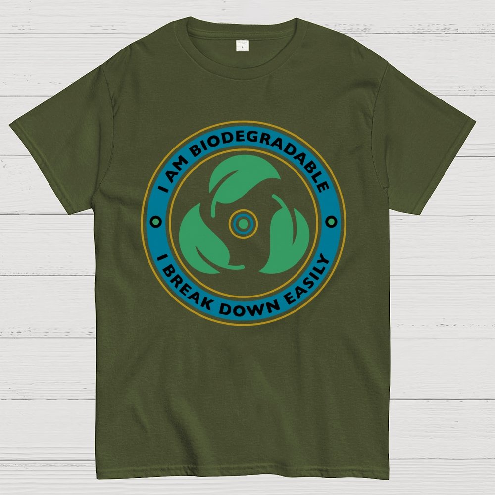 I Am Biodegradable I Break Down Easily Geek T-Shirt