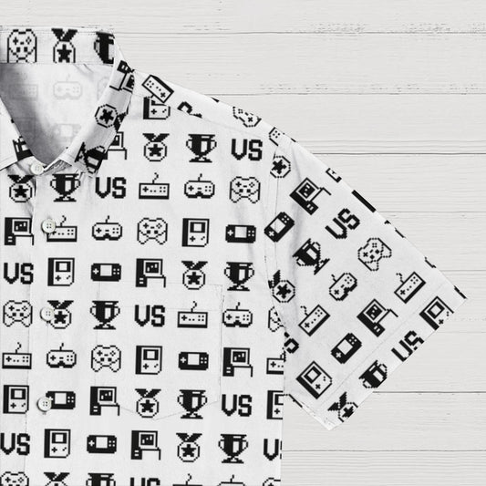 Retro Game Icons Geeky Shirt