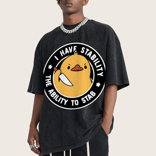 I Have Stability The Ability Vintage Distressed T-shirt