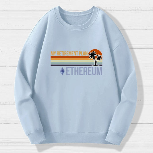 ETH Retirement Plan Geek Cotton Sweatshirt