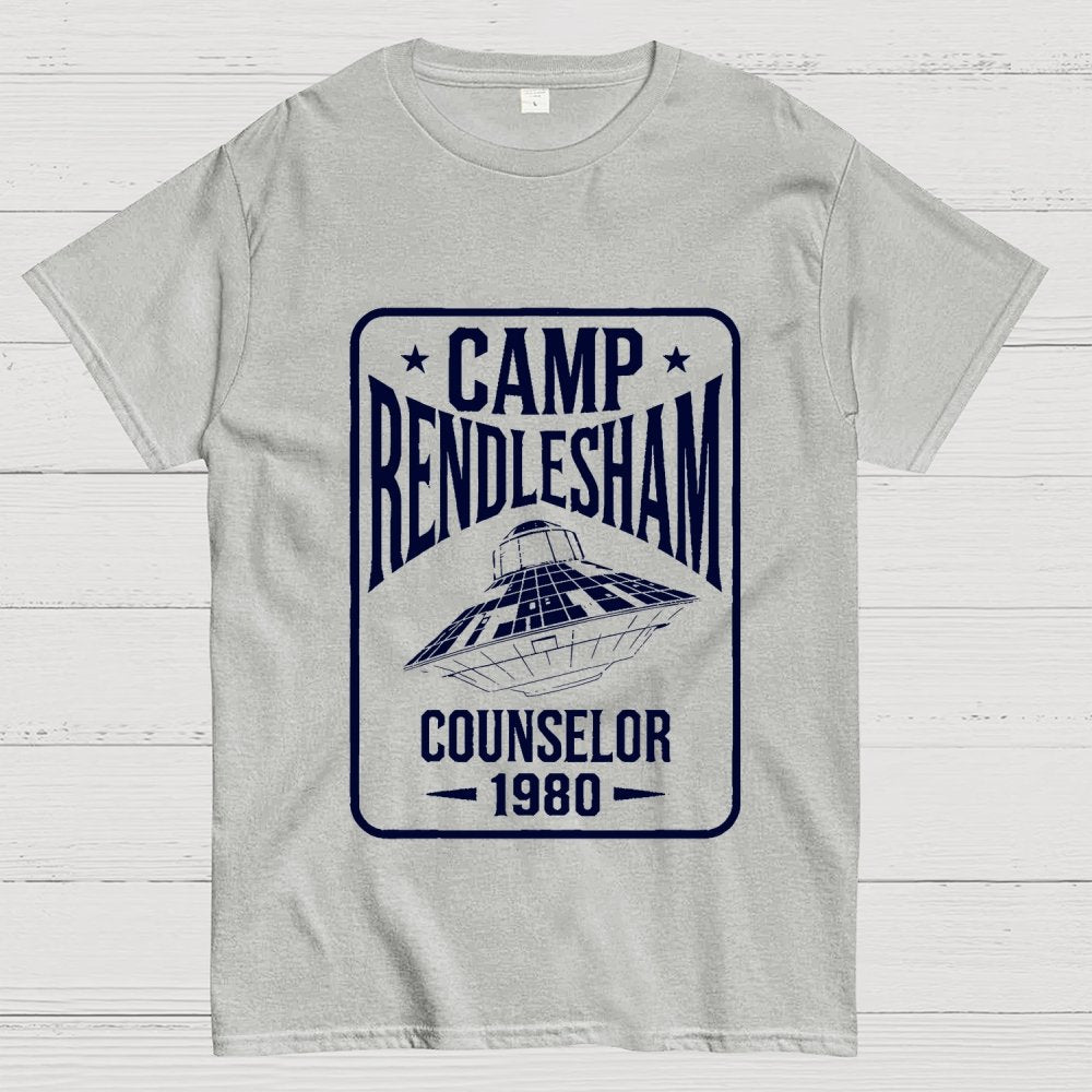 Camp Rendlesham Counselor 1980 UFO Unisex Geek T-Shirt