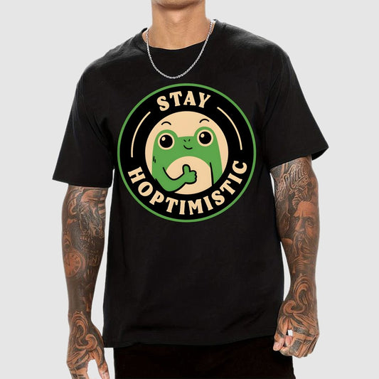 Stay Hoptimistic Geek T-Shirt
