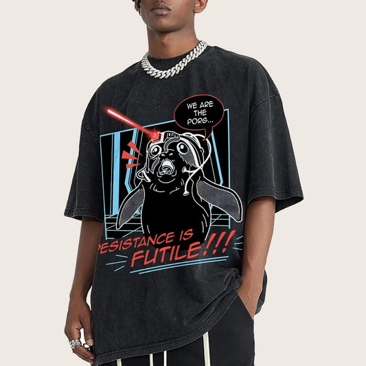 We Are Unstoppable Is Futile Vintage Distressed T-shirt