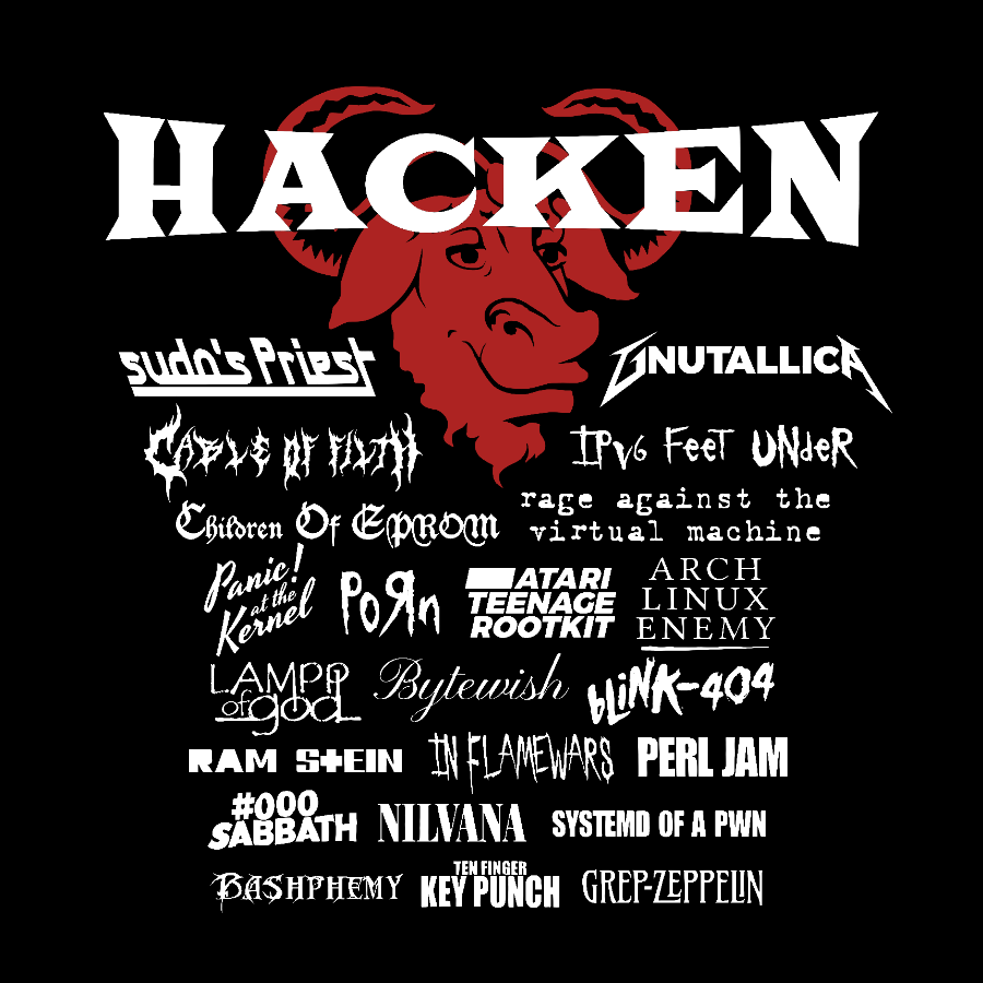 Hacken Open Air Nerdy T-Shirt