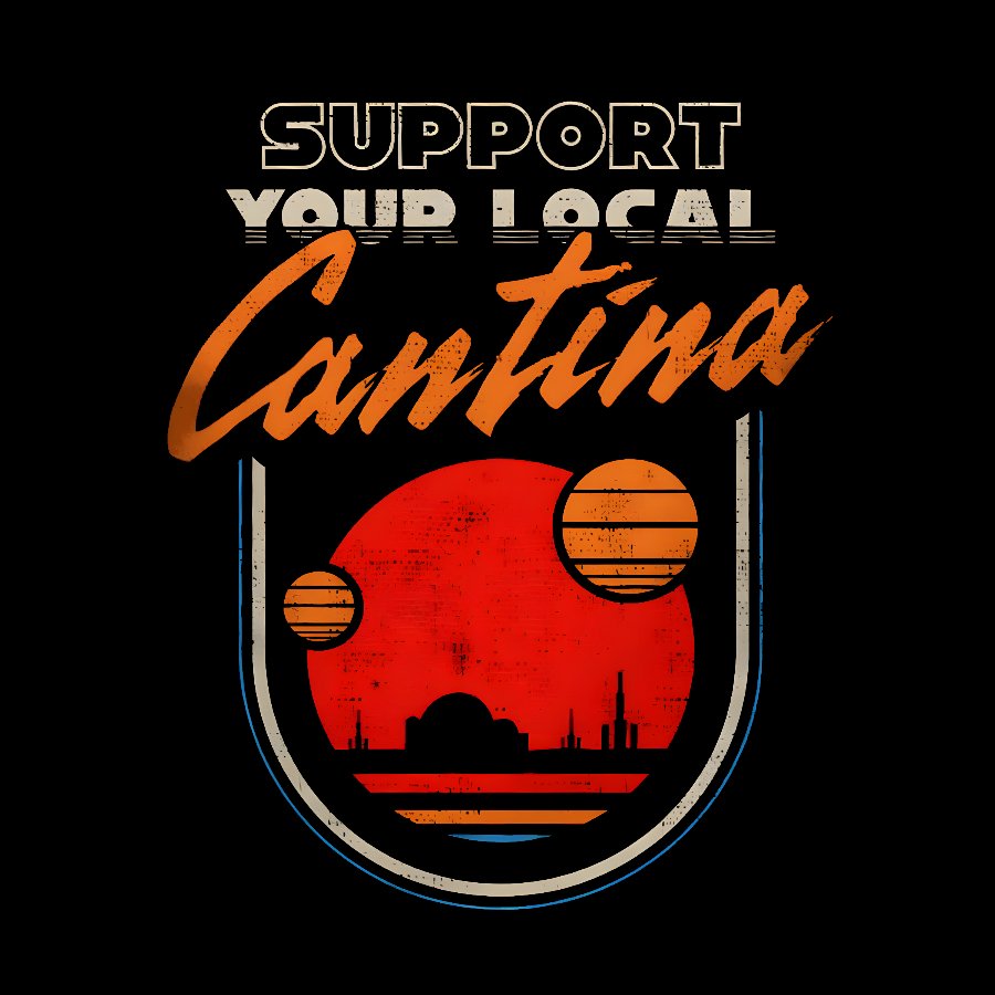 Support Your Local Hangout Geek T-Shirt