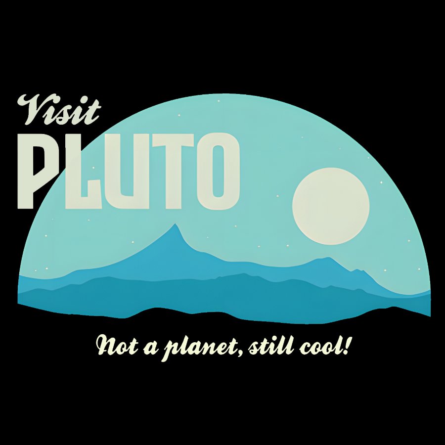 Visit Pluto Geek T-Shirt