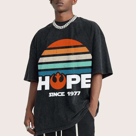 Hope Since 1977 Vintage Distressed T-shirt