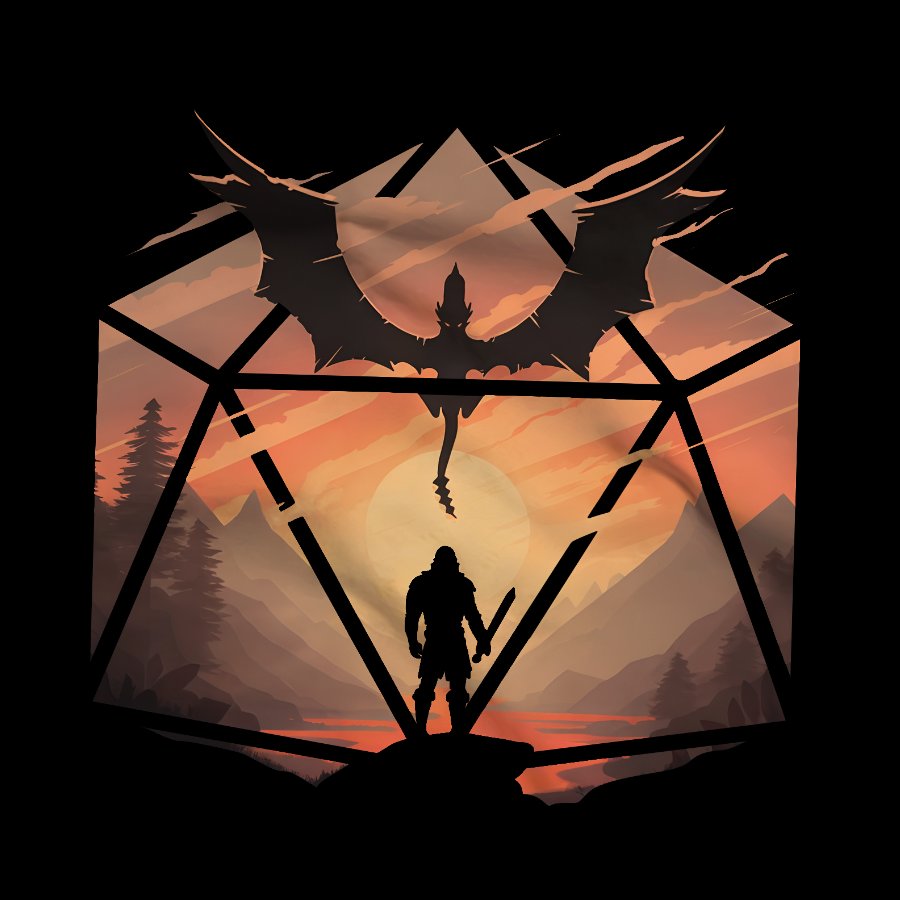 Staredown d20 Geeky T-Shirt