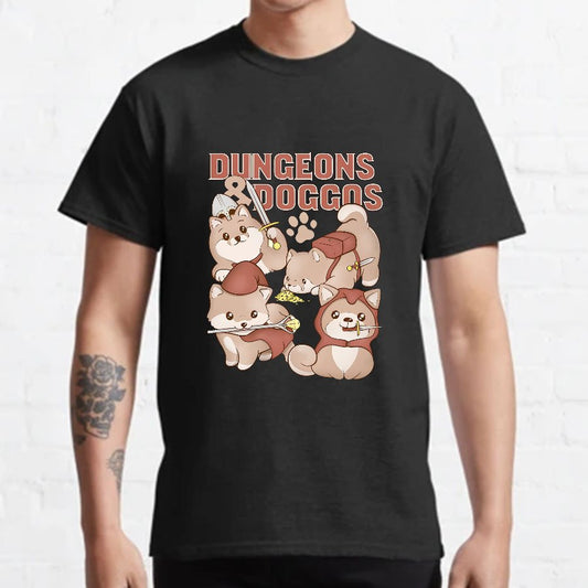 Dungeons And Doggos Nerdy T-Shirt