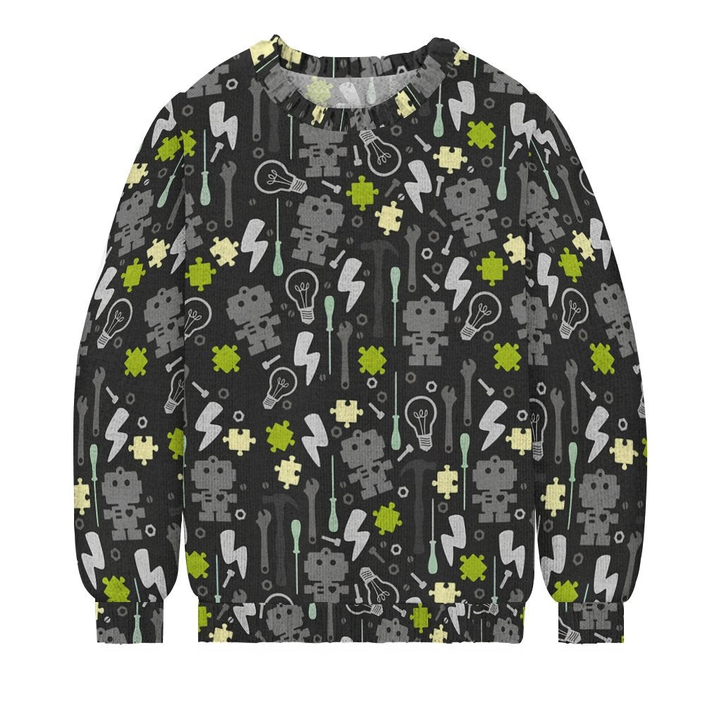 Robot Maintenance Crew Neck Sweater