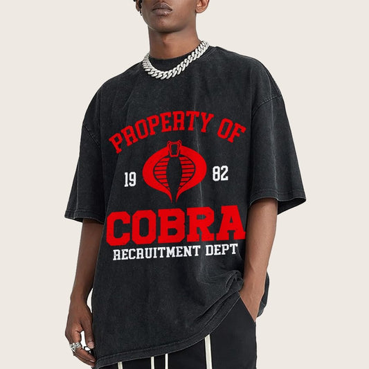Property of Cobra Vintage Distressed T-shirt