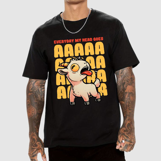 Everyday My Head Goes AAA Geek T-Shirt