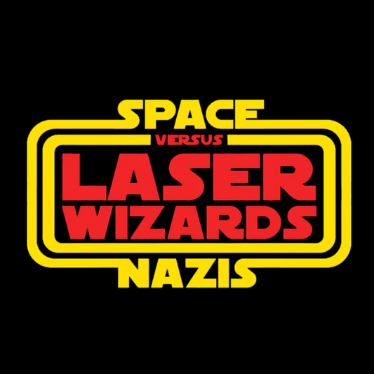 Space Nazis vs Laser Wizards Geeky T-Shirt