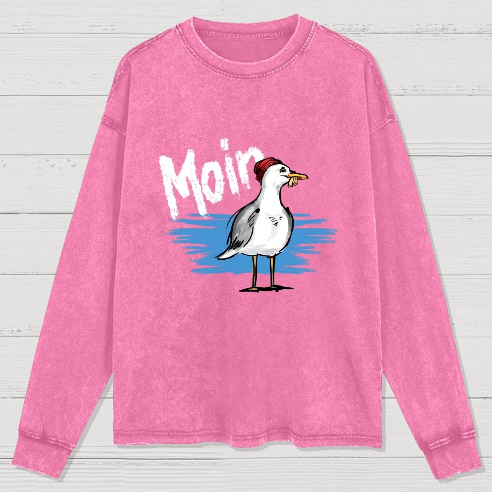 Moin Washed Long Sleeve Tee 2509001408
