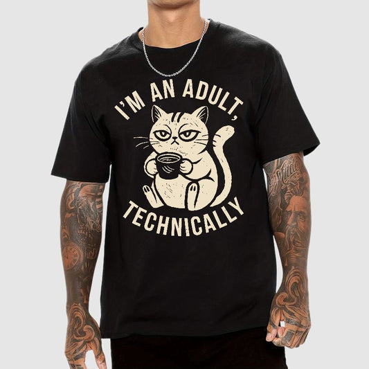 I'm An Adult Technically Geek T-Shirt