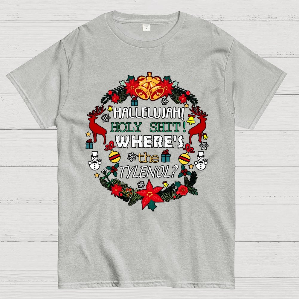Where's The Tylenol Christmas. Autism Awareness Geek T-Shirt