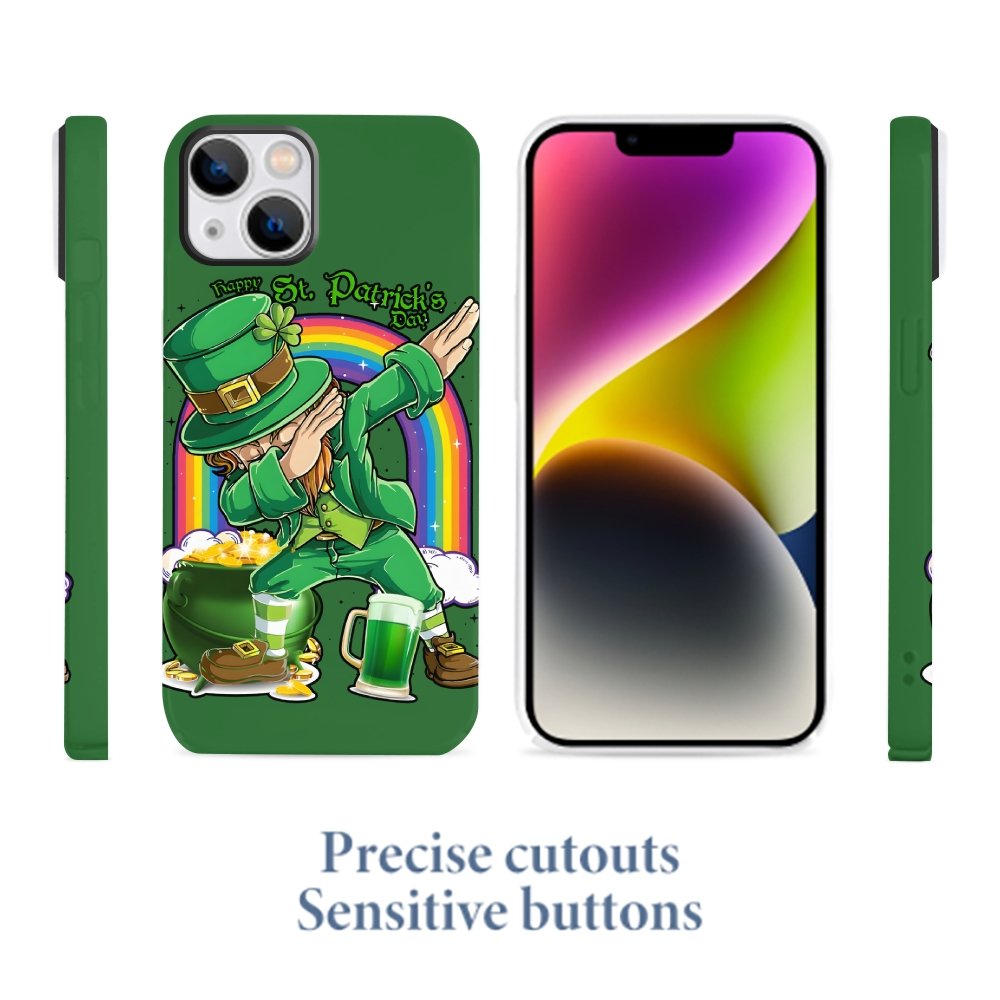St. Patrick's Day Lucky Green Print Phone Cases