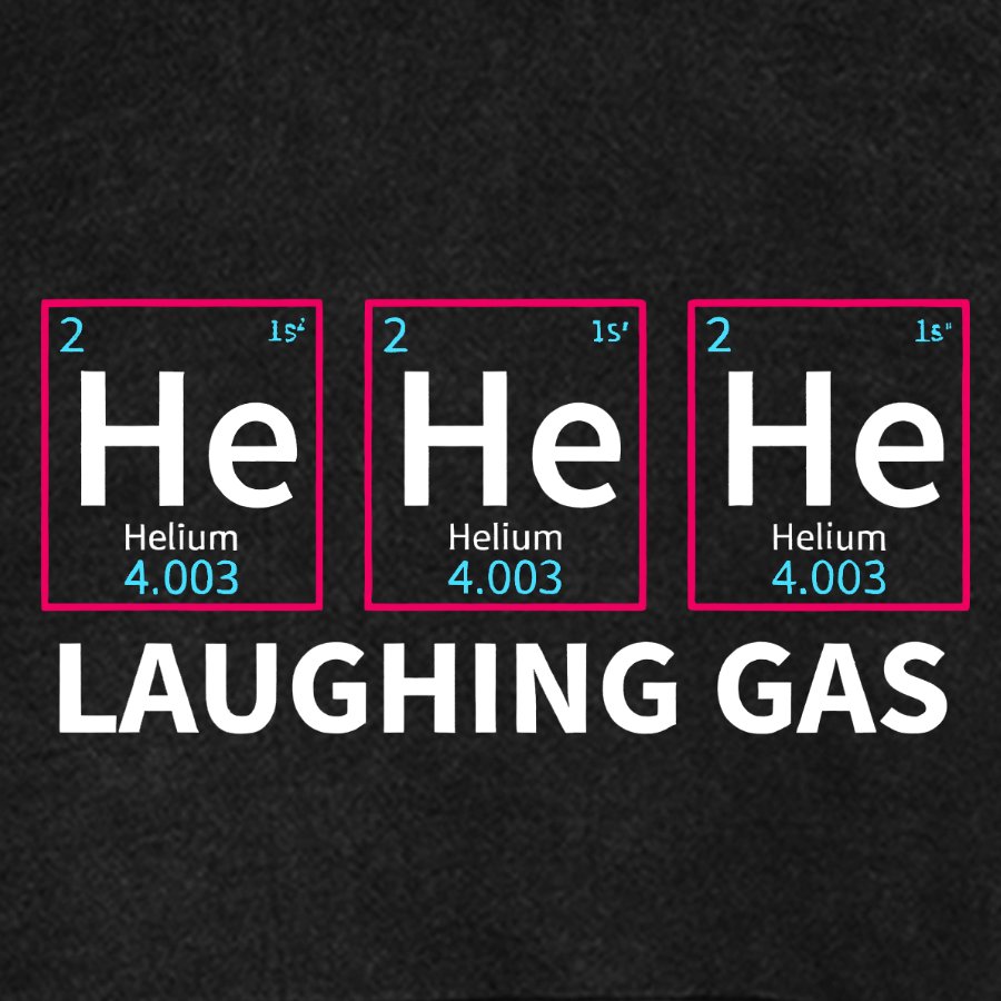 Laughing Gas Periodic Table of Elements Vintage Distressed Hoodie