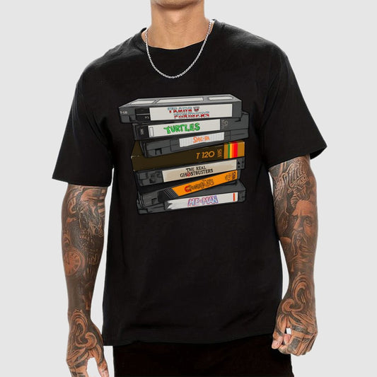 Nostalgic VHS - Action Edition Geek T-Shirt