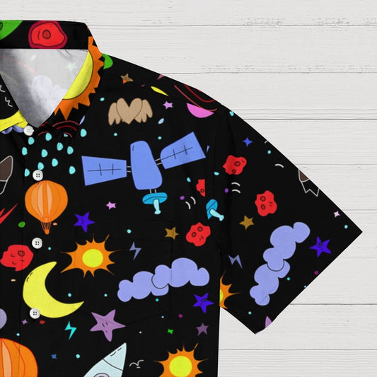 Galaxy Planet Series Print Geeky Shirt