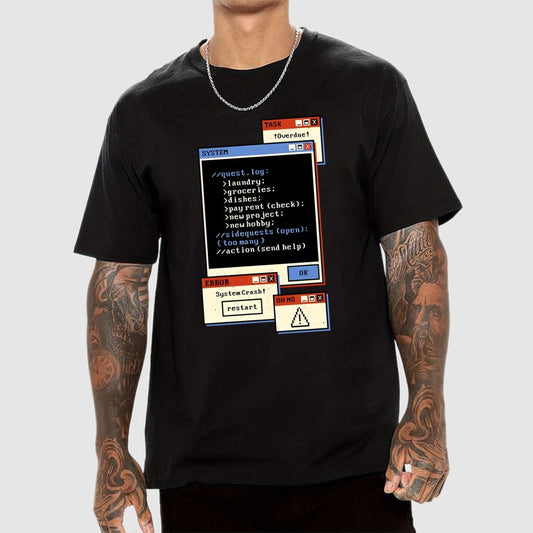 Quest Log Full Geek T-Shirt
