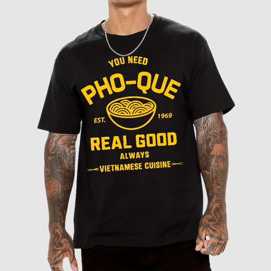 You Need Pho-Que Real Good Funny Pun Geek T-Shirt