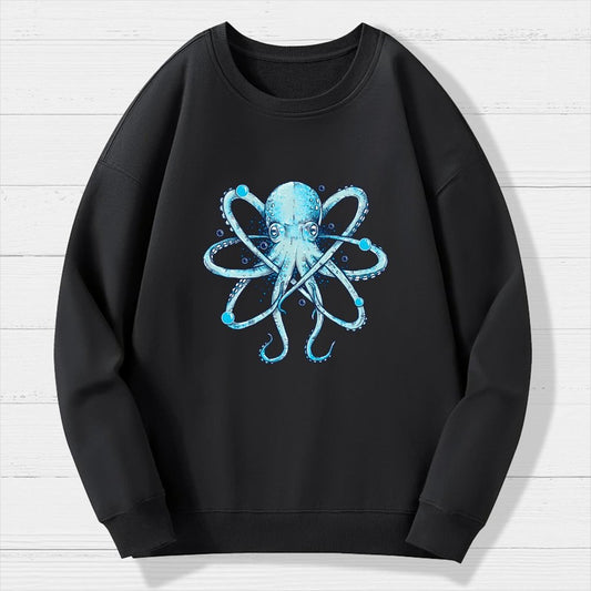 Atomic Octopus Geek Cotton Sweatshirt