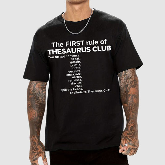 Thesaurus Club Confidential Geek T-Shirt