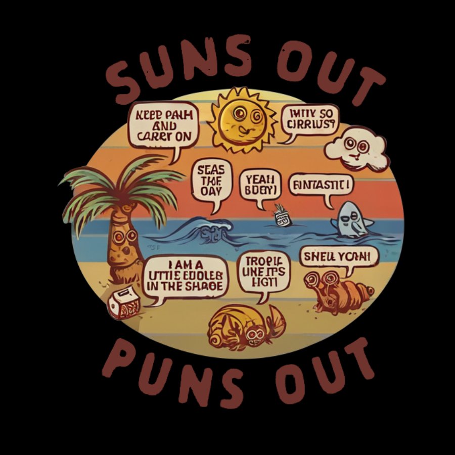 Suns out, Puns Out Nerdy T-Shirt