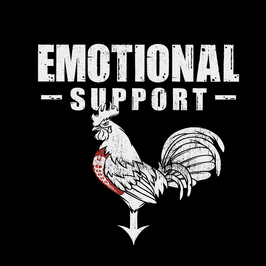 Emotional Support Cock Geeky T-Shirt