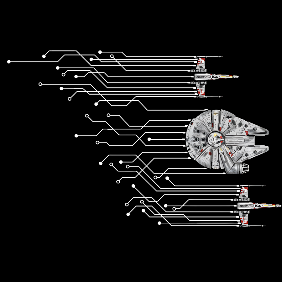 Microships – The Fastest Circuit in the Galaxy Geek T-Shirt